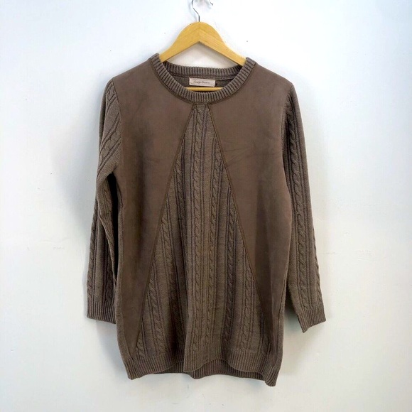 Simply Couture Sweaters - NEW SIMPLY COUTURE Sweater Small Brown